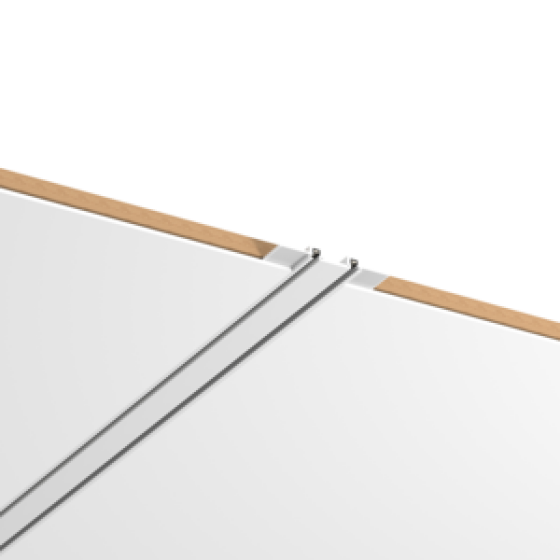 Шинопровод магнитный встраиваемый 2 м для магнитной системы Galakti белый